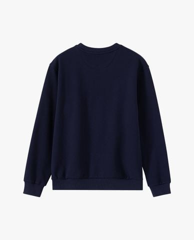  USPA - Áo sweatshirt nam cổ tròn tay dài phối logo 