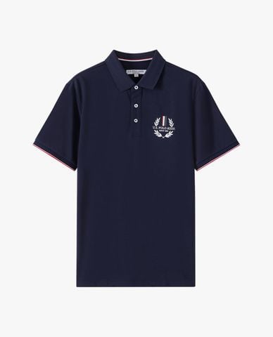  USPA - Áo polo nam cổ bẻ tay ngắn phối viền 