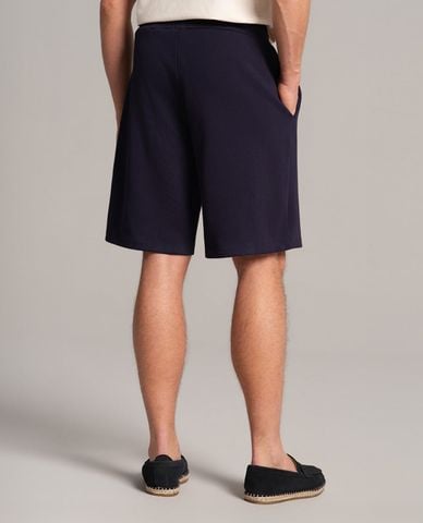  USPA - Quần short nam ống rộng lưng thun thêu logo 