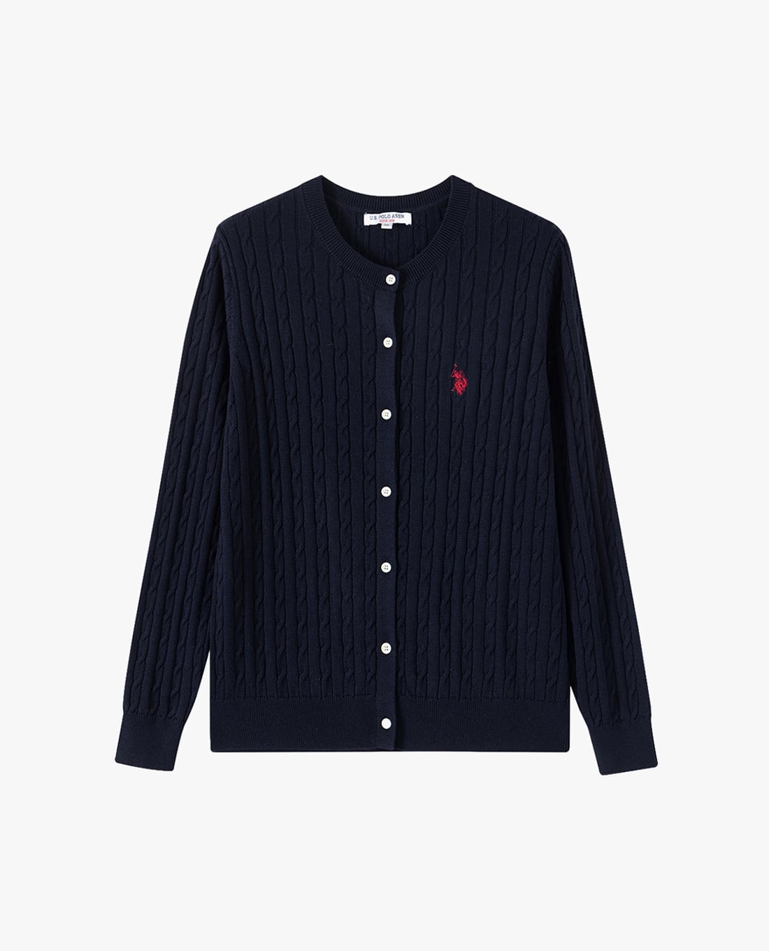 USPA - Áo khoác cardigan nữ cổ tròn tay dài