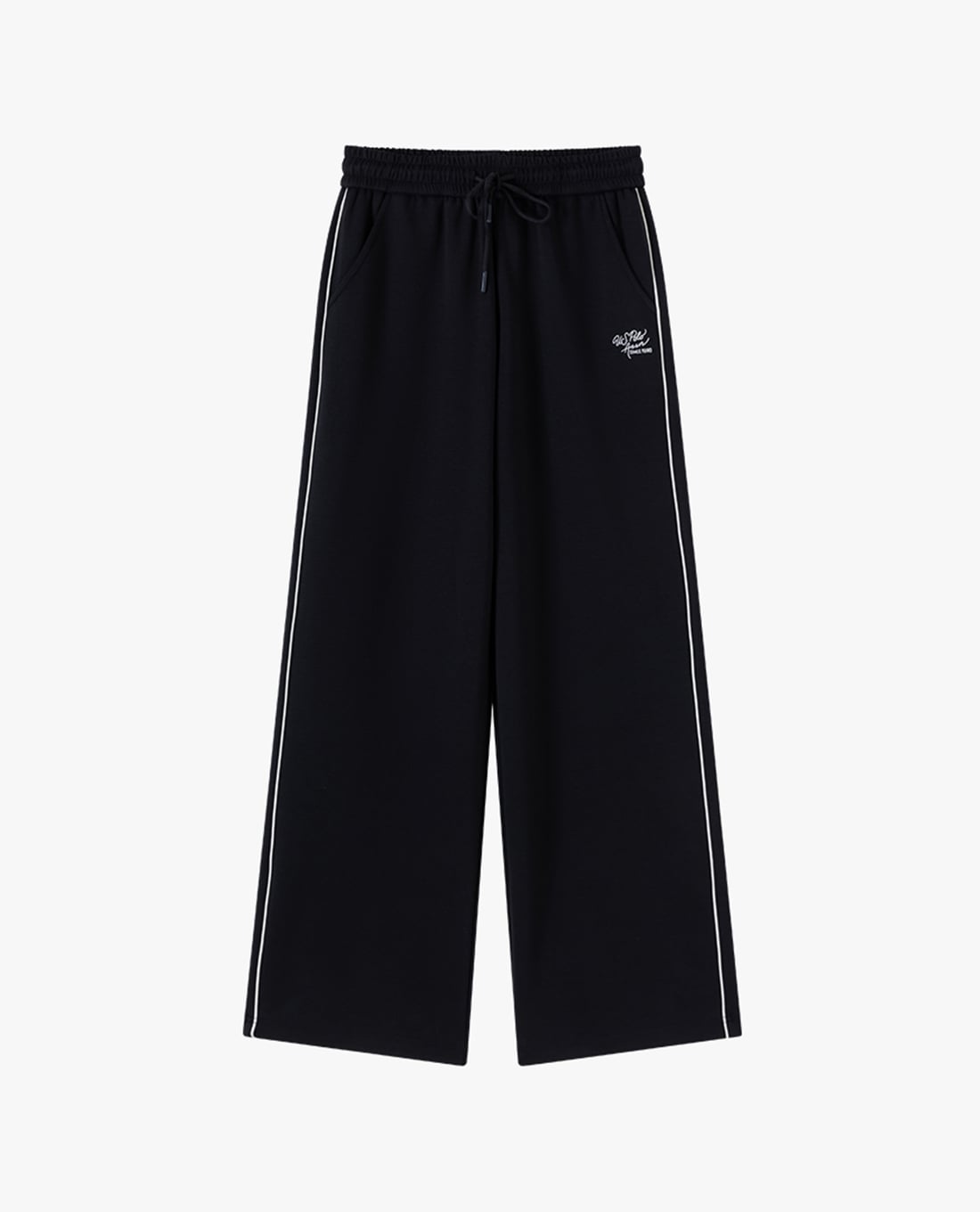 USPA - Quần dài nữ ống rộng lưng thun phối dây rút