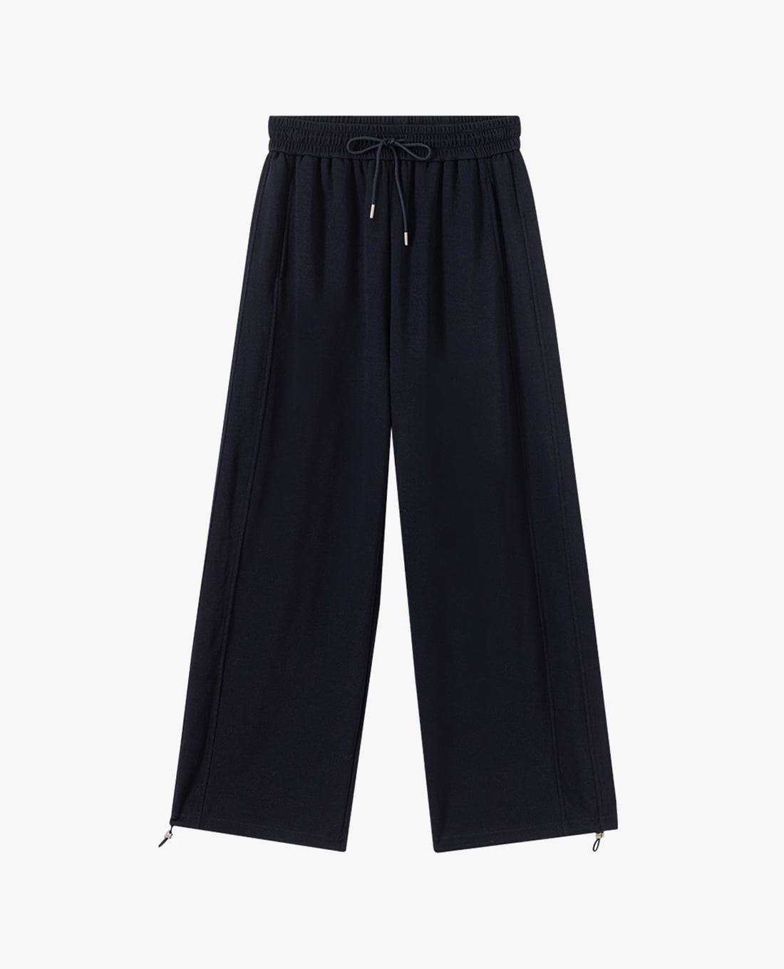 USPA - Quần dài nữ ống rộng lưng thun phối dây rút