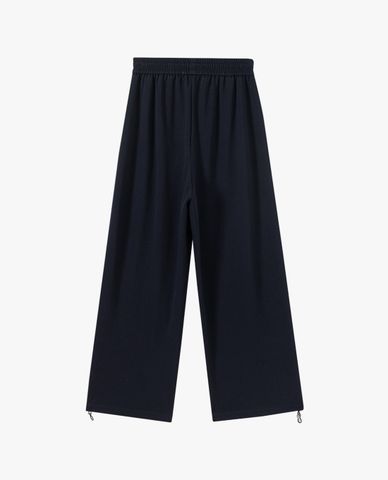  USPA - Quần dài nữ ống rộng lưng thun phối dây rút 