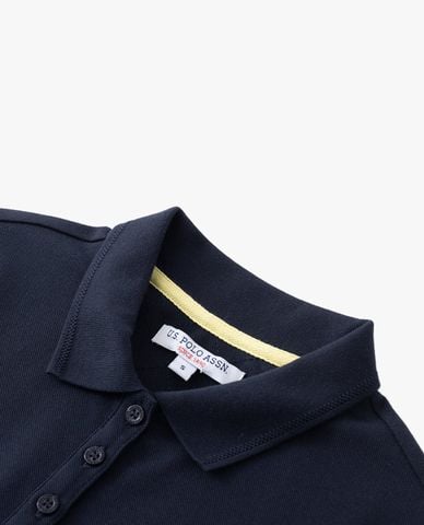  USPA - Áo polo nữ cổ bẻ tay ngắn thêu logo 