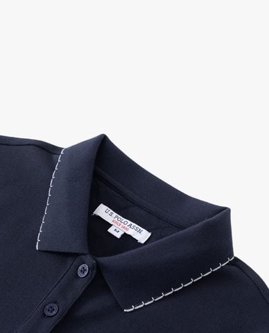  USPA - Đầm polo mini tay ngắn phom suông 