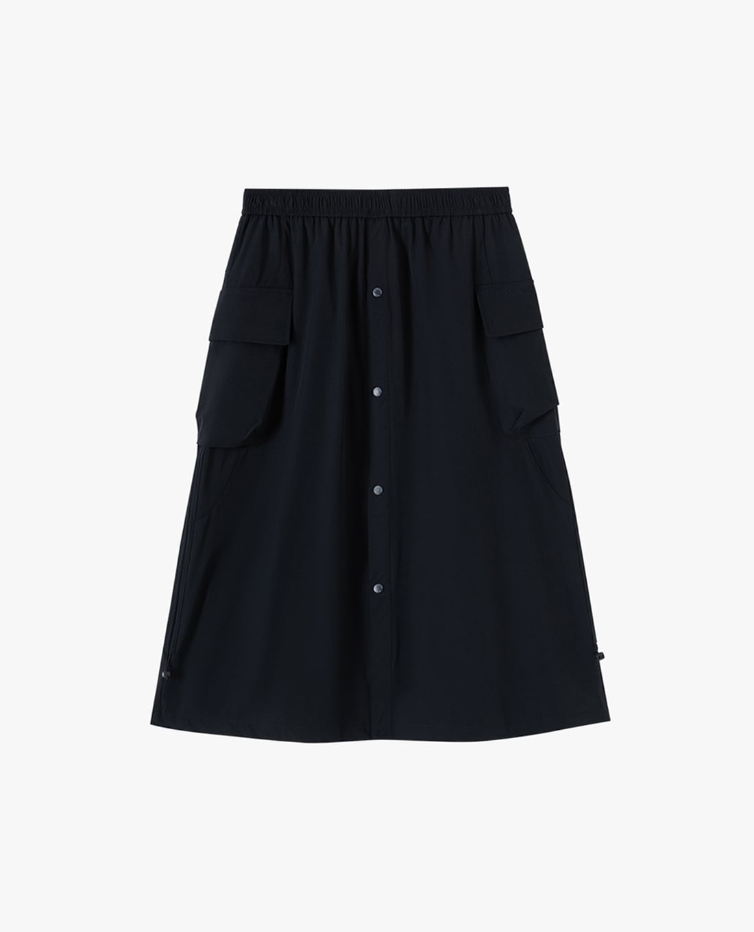 USPA - Chân váy chữ A midi lưng thun túi hộp