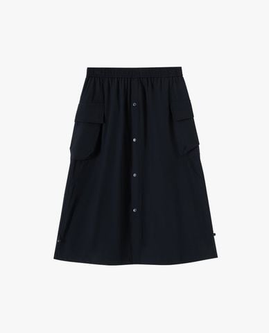  USPA - Chân váy chữ A midi lưng thun túi hộp 