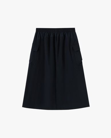  USPA - Chân váy chữ A midi lưng thun túi hộp 