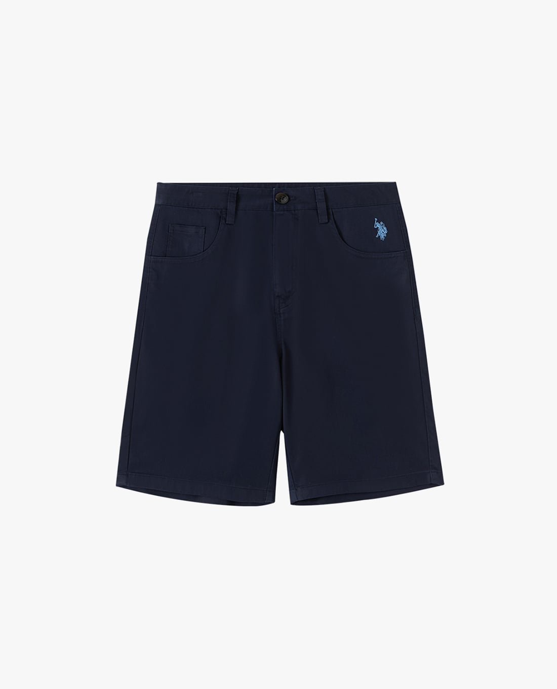 USPA - Quần short nữ ngang gối thêu logo
