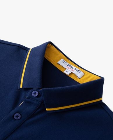  USPA - Áo polo nam cổ bẻ tay ngắn hiện đại 