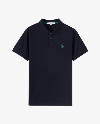  USPA - Áo polo nam cổ bẻ tay ngắn thêu logo 