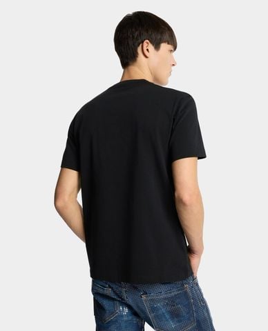  DSQUARED2 - Áo thun nam cổ tròn tay ngắn in logo 