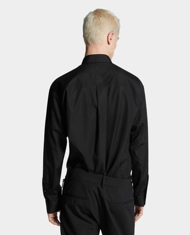  DSQUARED2 - Áo sơ mi nam cổ bẻ tay dài Printed Heritage 