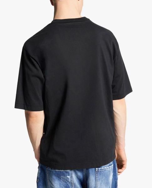  DSQUARED2 - Áo thun nam cổ tròn tay ngắn Sponge Patch 