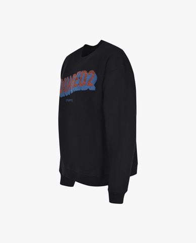  DSQUARED2 - Áo sweatshirt nam cổ tròn tay dài in logo 