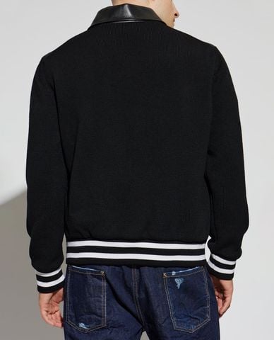 DSQUARED2 - Áo khoác bomber nam tay dài phối logo 