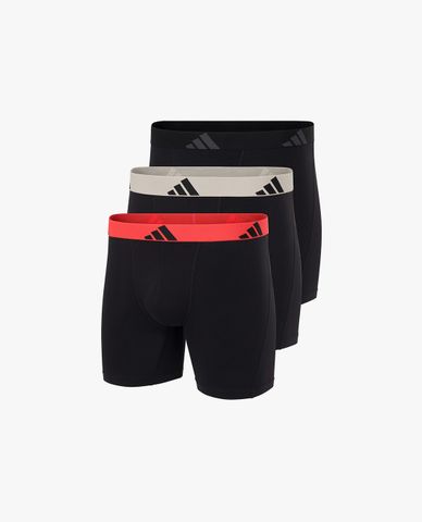  ADIDAS - Set 3 quần lót nam dáng boxer phối logo Active Flex Cotton 