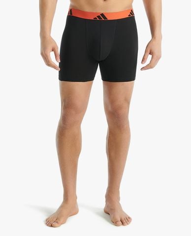  ADIDAS - Set 3 quần lót nam dáng boxer phối logo Active Flex Cotton 