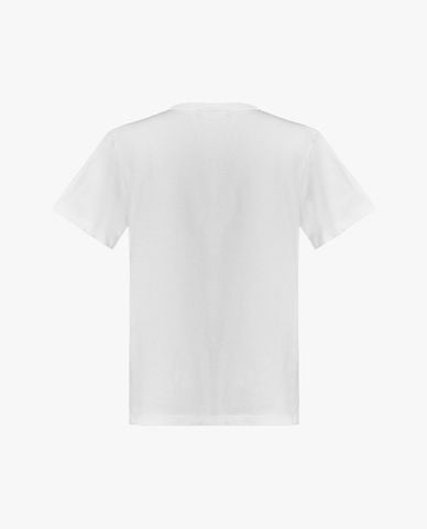  GIGI - Áo thun nữ cổ tròn tay ngắn phối hình in nổi bật 