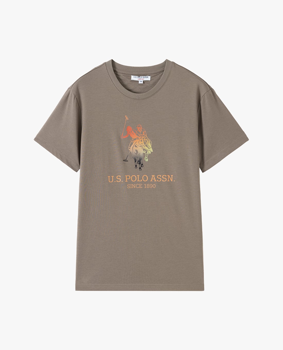 USPA - Áo thun nam cổ tròn tay ngắn in họa tiết
