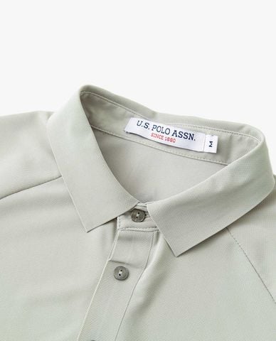  USPA - Áo polo nam cổ bẻ tay ngắn in logo 