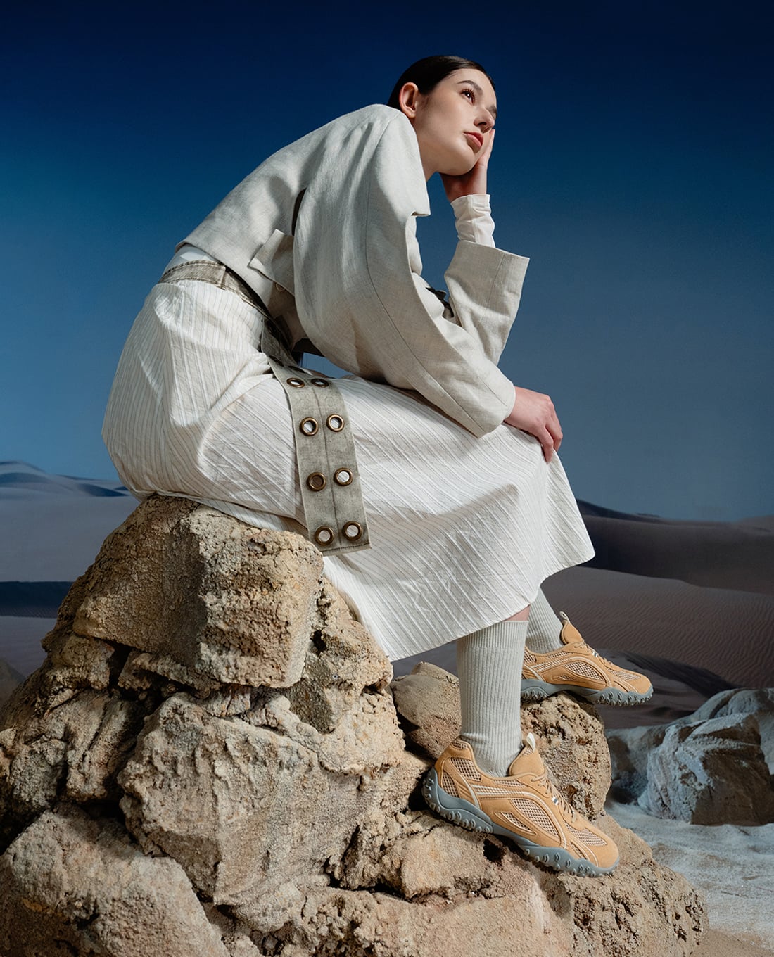 FILA - Giày sneakers unisex cổ thấp Echappe LX