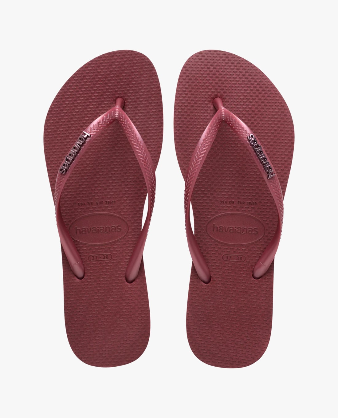 HAVAIANAS - Dép kẹp nữ Slim Logo Metallic