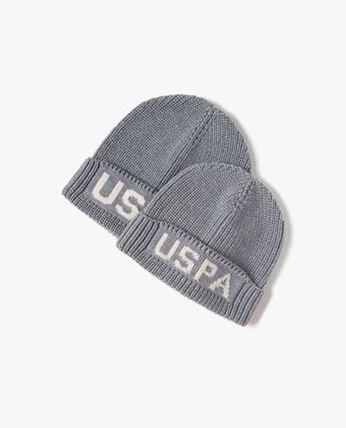  USPA - Nón len unisex dệt logo 