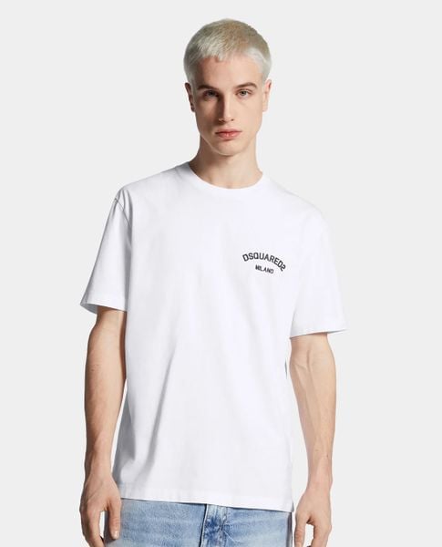 DSQUARED2 - Áo thun nam cổ tròn tay ngắn Milano 