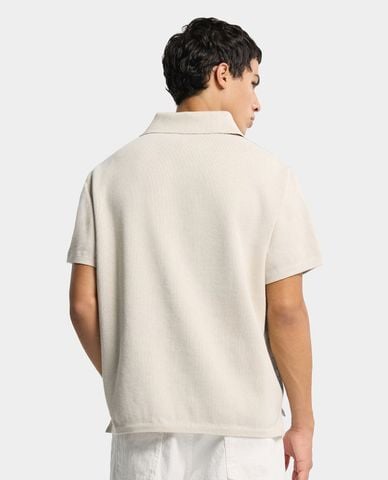  DSQUARED2 - Áo polo nam cổ bẻ tay ngắn họa tiết monogram 