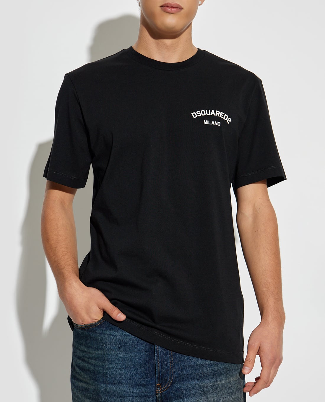 DSQUARED2 - Áo thun nam cổ tròn tay ngắn Milano