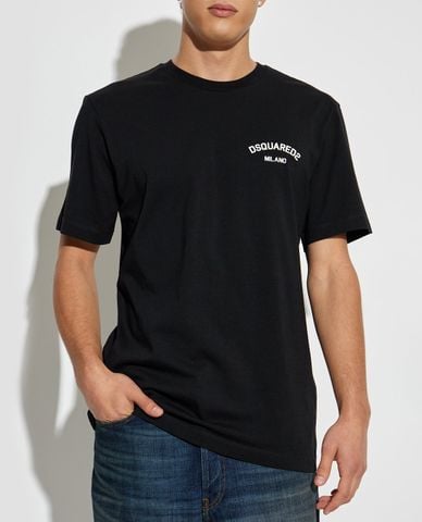  DSQUARED2 - Áo thun nam cổ tròn tay ngắn Milano 