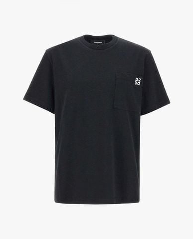  DSQUARED2 - Set 2 áo thun nam cổ tròn tay ngắn in logo 