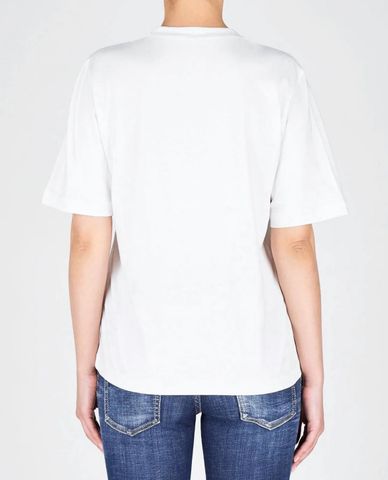  DSQUARED2 - Áo thun nữ cổ tròn tay ngắn in logo 