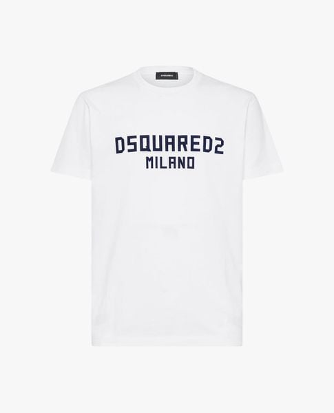  DSQUARED2 - Áo thun nam cổ tròn tay ngắn Cool 
