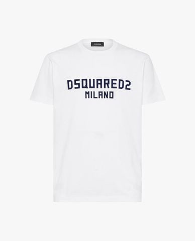  DSQUARED2 - Áo thun nam cổ tròn tay ngắn Cool 