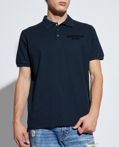  DSQUARED2 - Áo polo nam tay ngắn Milano 