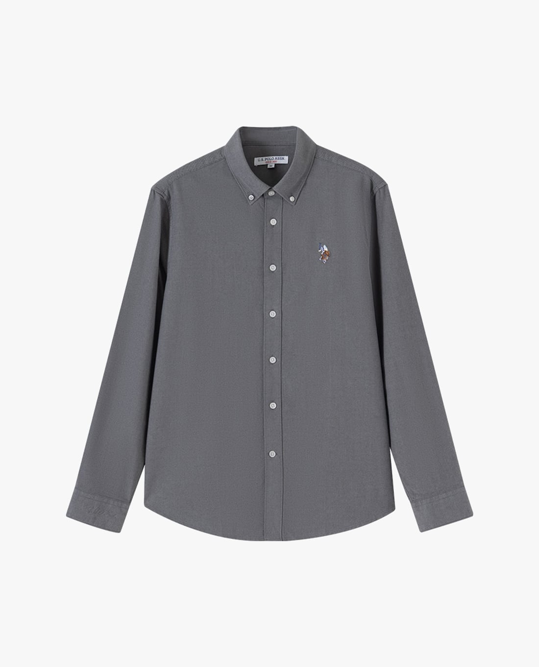 USPA - Áo sơ mi nam cổ bẻ tay dài thêu logo