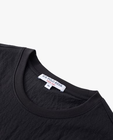  USPA - Áo thun nam cổ tròn tay ngắn in logo 