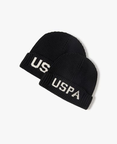  USPA - Nón len unisex dệt logo 