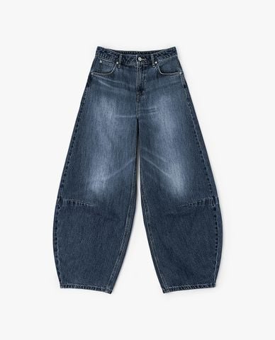  LEE - Quần jeans nữ ống rộng Indigo Seasonal-Barrel 