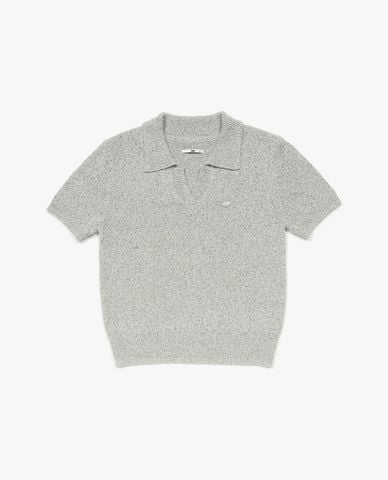  LEE - Áo polo nữ dệt kim tay ngắn Modern Seasonal 