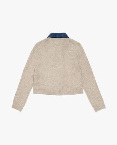  LEE - Áo khoác cardigan nữ tay dài Indigo 