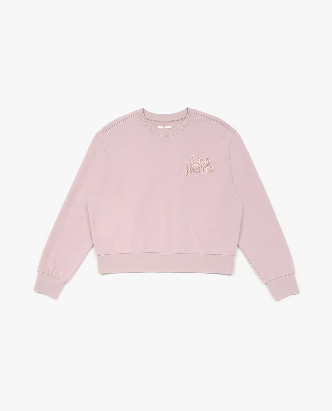 LEE - Áo sweatshirt nữ cổ tròn tay dài Modern Relax