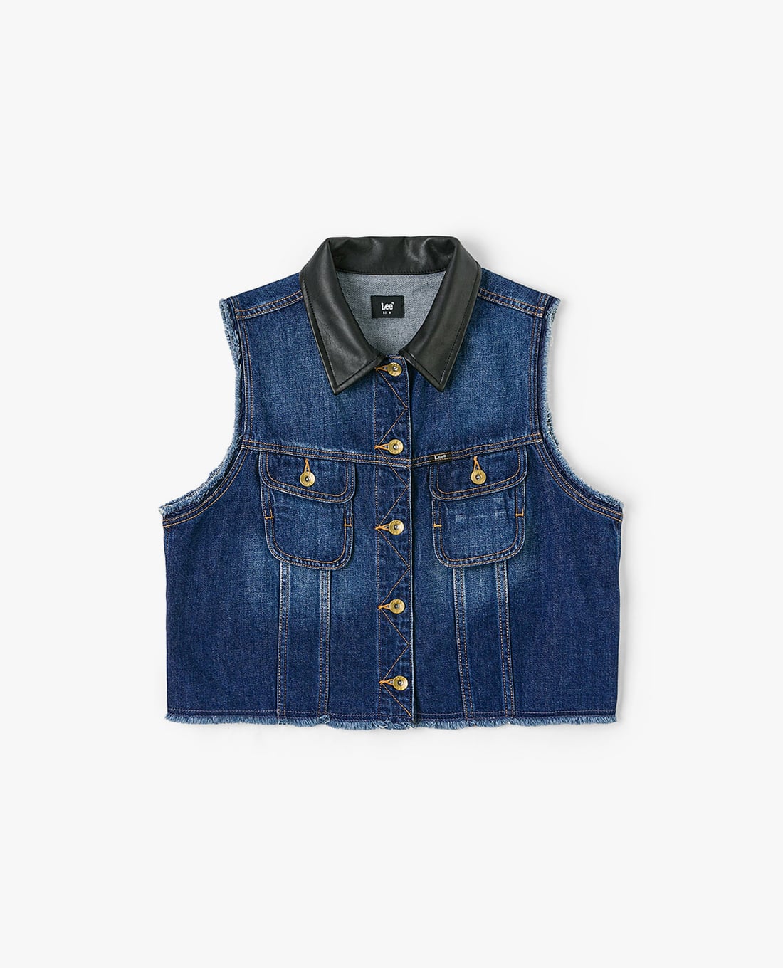 LEE - Áo khoác gilet nữ denim Modern Seasonal