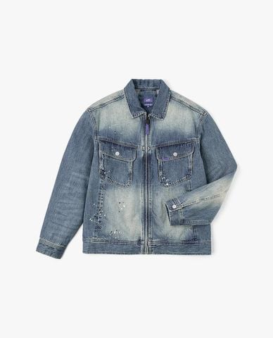  LEE - Áo khoác denim nam tay dài Indigo Comfort 