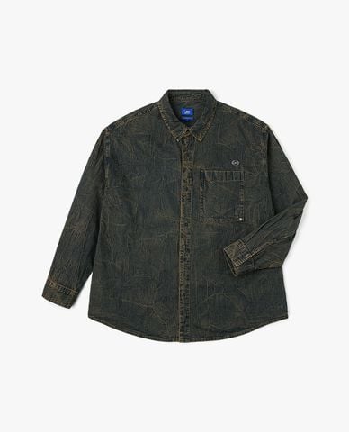  LEE - Áo sơ mi denim nam tay dài Indigo Seasonal 