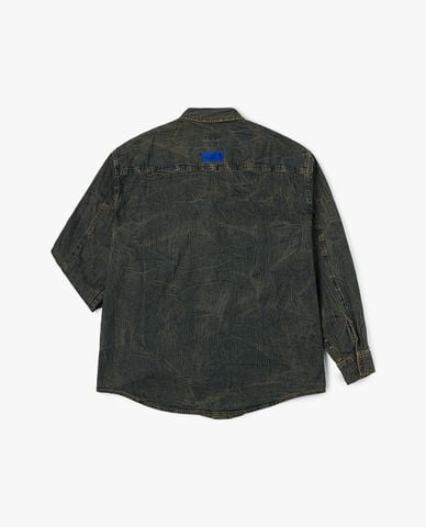  LEE - Áo sơ mi denim nam tay dài Indigo Seasonal 