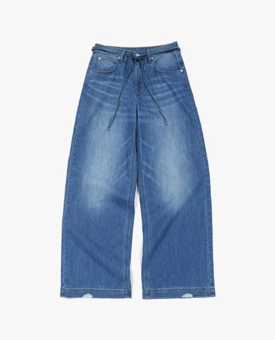  LEE - Quần jeans nữ ống rộng A-line 430 