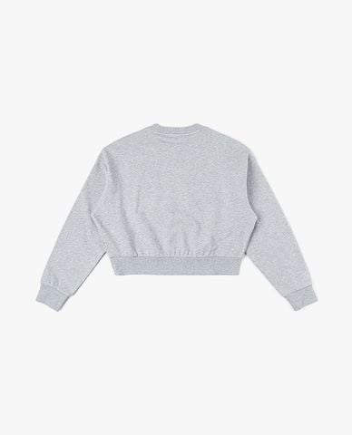  LEE - Áo sweatshirt nữ tay dài phom croptop Seasonal 